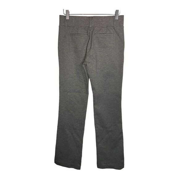 Daisy Fuentes Pants Sz Small Charcoal Heather Gray Wide Elastic Waist Boot Cut - Picture 4 of 10